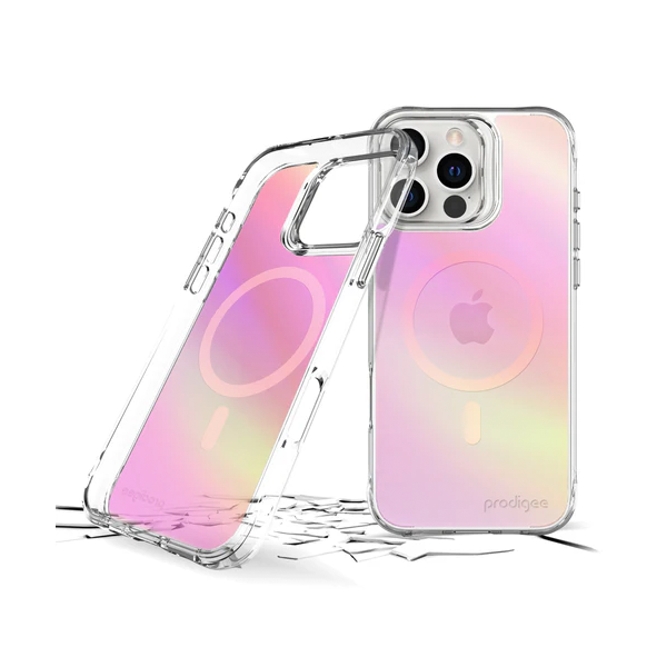 CARATULA GLOW + MAG IPHONE 16 PRO PINK PRODIGEE