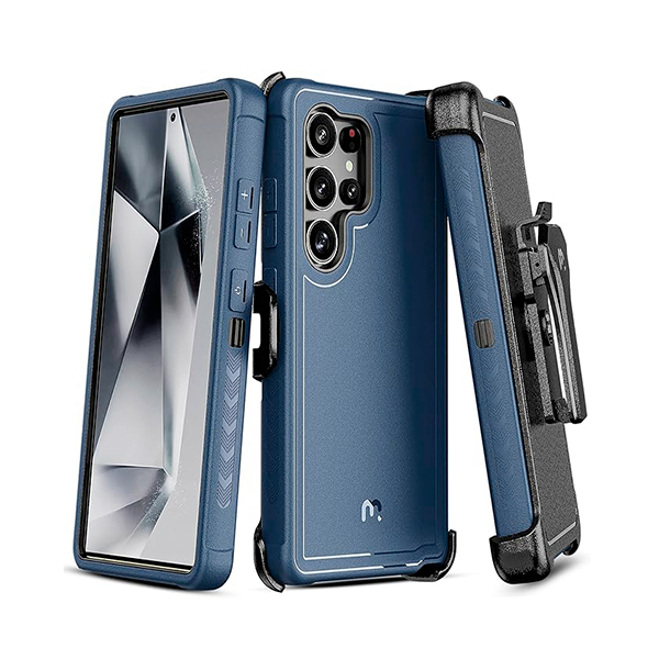 CARATULA MAVERICK CON CLIP SAMSUNG S25 ULTRA AZUL MYBAT PRO