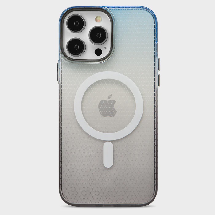 CARATULA SHOX OMBRE MAGSAFE IPHONE 15 PRO MAX AZUL / HUMO 89-0210001R