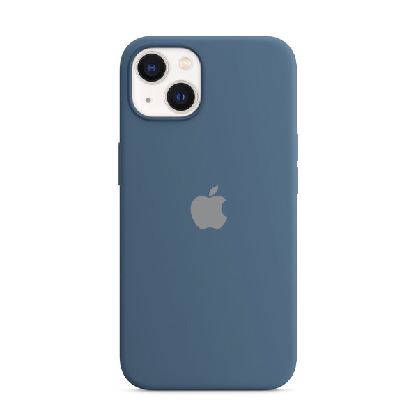 CARATULA SILICON TIPO ORIGINAL C/LOGO IPHONE 13 NAVY