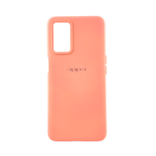CARATULA SILICON TIPO ORIGINAL C/LOGO OPPO A16 ROSA