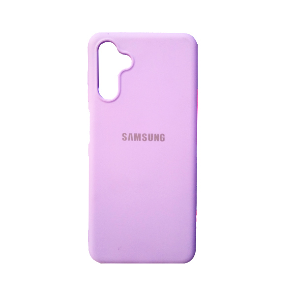 CARATULA SILICON TIPO ORIGINAL C/LOGO SAMSUNG A04 LILA