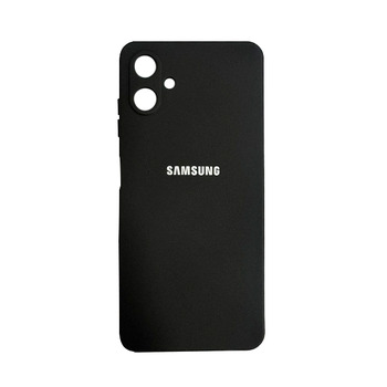 CARATULA SILICON TIPO ORIGINAL C/LOGO SAMSUNG A06 NEGRA