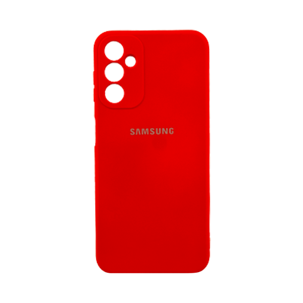 CARATULA SILICON TIPO ORIGINAL C/LOGO SAMSUNG A14 5G ROJA