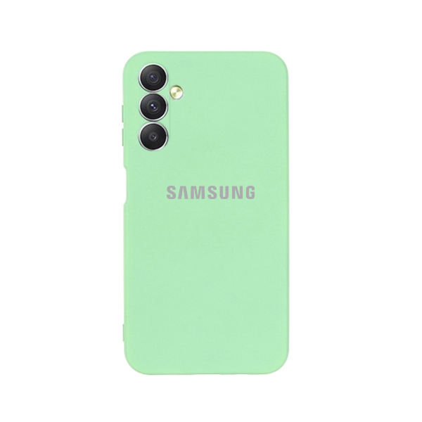 CARATULA SILICON TIPO ORIGINAL C/LOGO SAMSUNG A24 5G MENTA