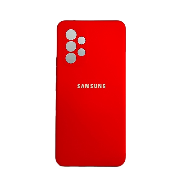 CARATULA SILICON TIPO ORIGINAL C/LOGO SAMSUNG A53 ROJA