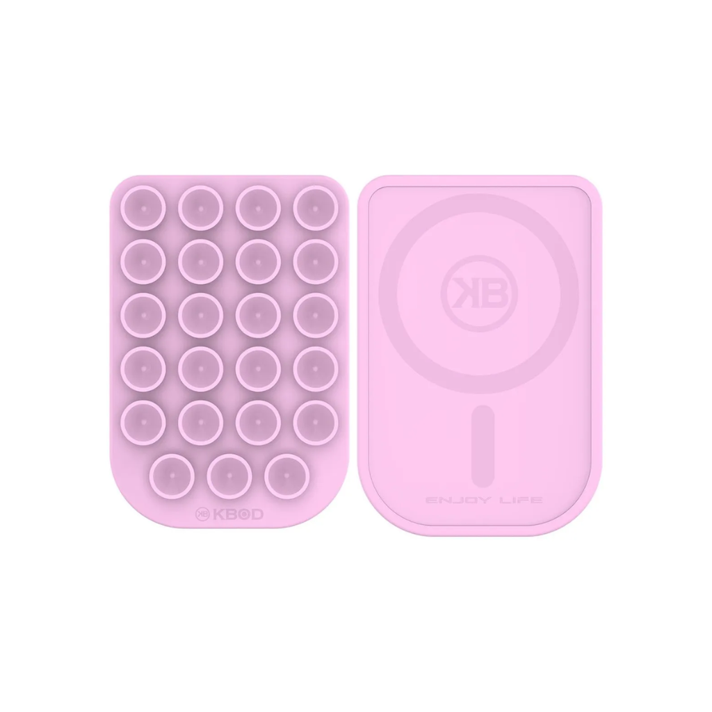 VENTOSA DE SILICON C/MAGSAFE ROSA KBOD