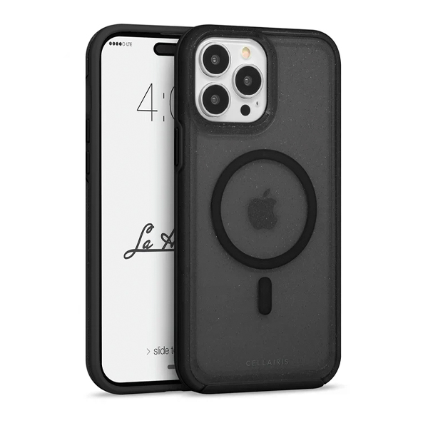 CARATULA LA HORNET GLITTER MAGSAFE IPHONE 16 PRO NEGRA 34-0220001R