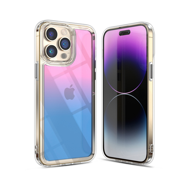 CARATULA RADIANT IPHONE 13 PRO MAX/12 PRO MAX ROSE/AZUL MYBAT PRO