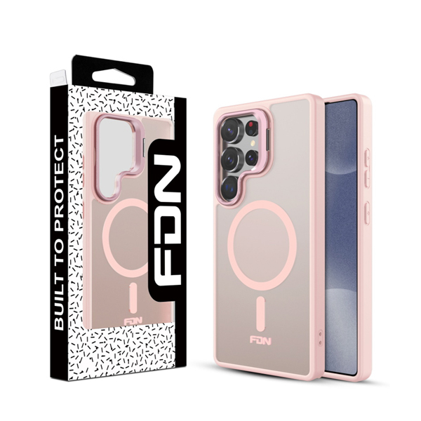 CARATULA FDN INFRAME STAND MAGSAFE SAMSUNG S25 ULTRA ROSA