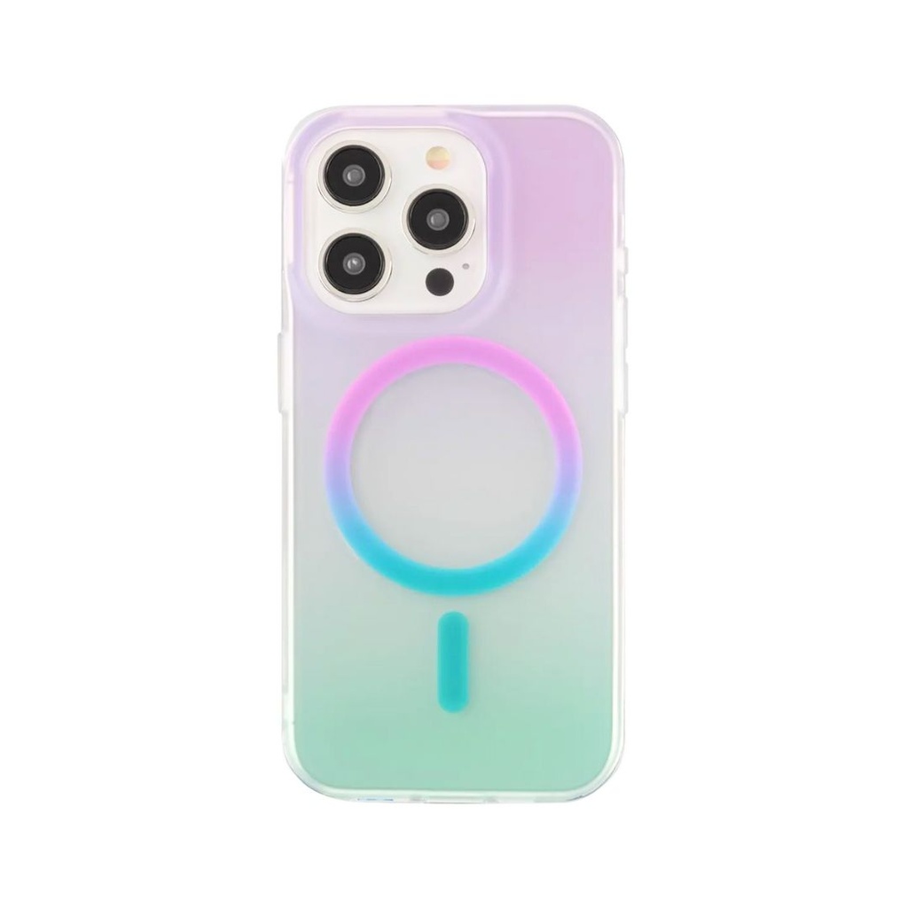 CARATULA GLAM MAGSAFE SUNSET IPHONE 15 PRO MAX ROSA