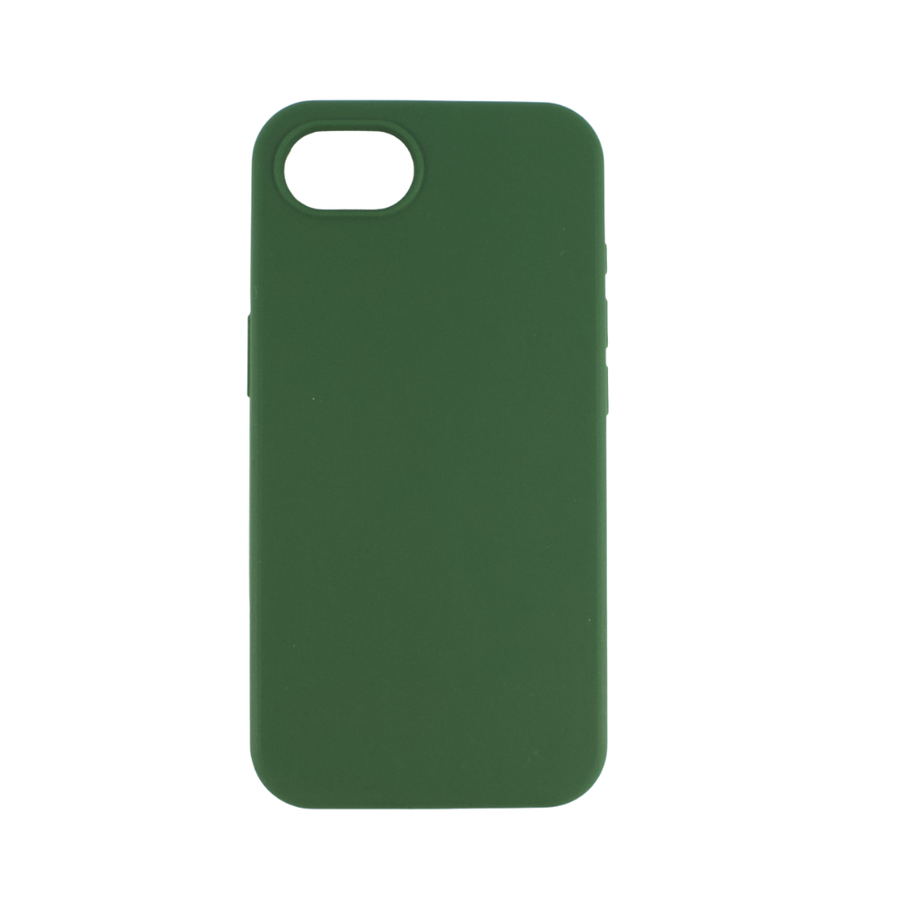 CARATULA SILICON TIPO ORIGINAL S/LOGO IPHONE 16e VERDE OSCURO