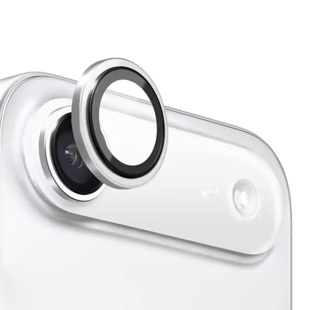 PROTECTOR CAMARA CRISTAL TEMPLADO IPHONE 17 AIR METALICO PLATA