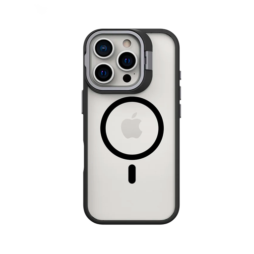 [iPh16P-6.7-KICK-BLK] CARATULA KICKLT + MAG IPHONE 16 PRO MAX NEGRA PRODIGEE