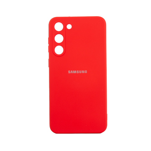 [840000012973] CARATULA SILICON TIPO ORIGINAL C/LOGO SAMSUNG S23 PLUS ROJA