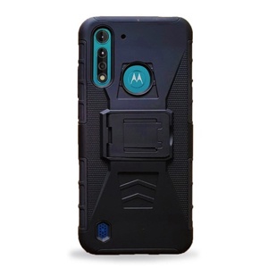 [840000010515] DUAL HOLSTER USO RUDO MOTOROLA MOTO G8 POWER LITE