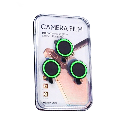 [900000002150] PROTECTOR CAMARA CRISTAL TEMPLADO IPHONE 15 PRO/15 PRO MAX VERDE