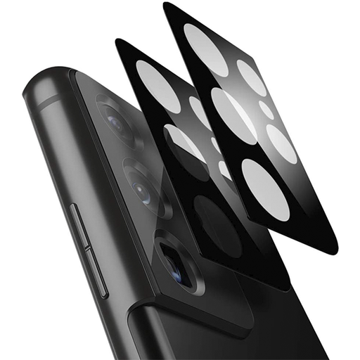 [900000001926] PROTECTOR CAMARA CRISTAL TEMPLADO SAMSUNG S21 ULTRA NEGRO