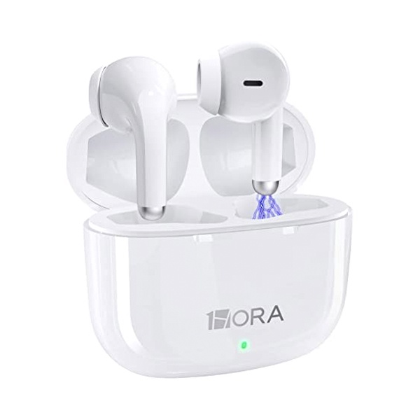 AUDIFONOS MANOS LIBRES INALAMBRICOS AUT203 BLANCOS 1HORA