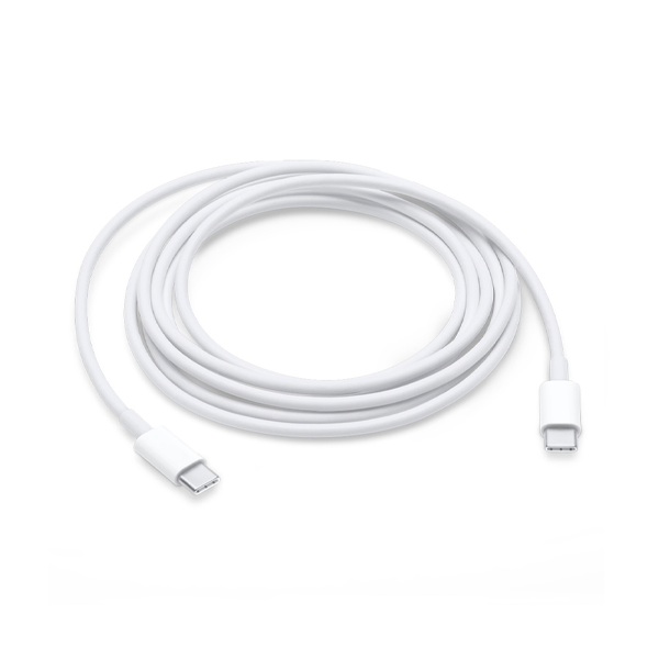 CABLE DE DATOS ORIGINAL APPLE ENTRADA Y SALIDA TIPO C BLANCO