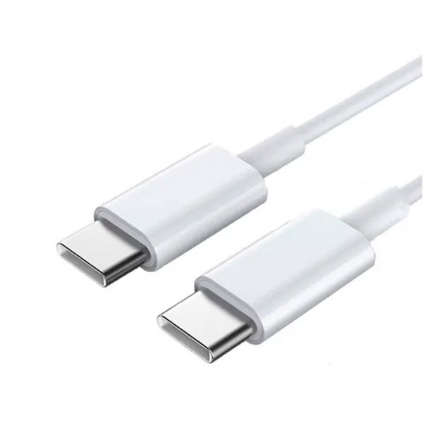 CABLE DE DATOS ORIGINAL ENTRADA Y SALIDA TIPO C BLANCO