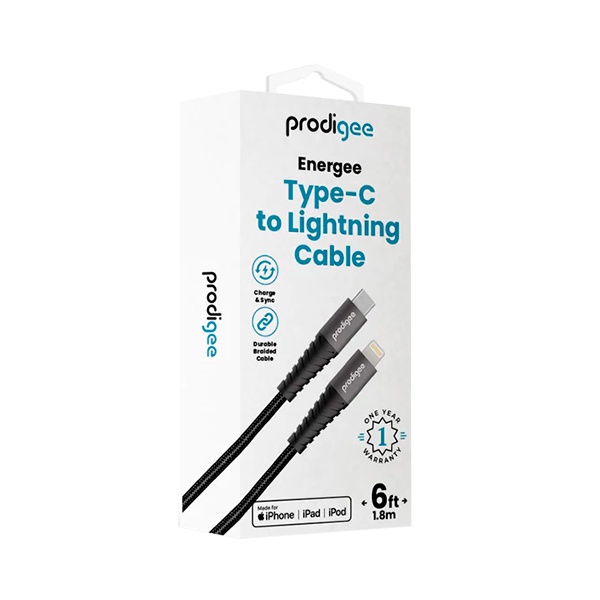 CABLE DE DATOS TIPO C A LIGHTNING 1.8 Mts PRODIGEE