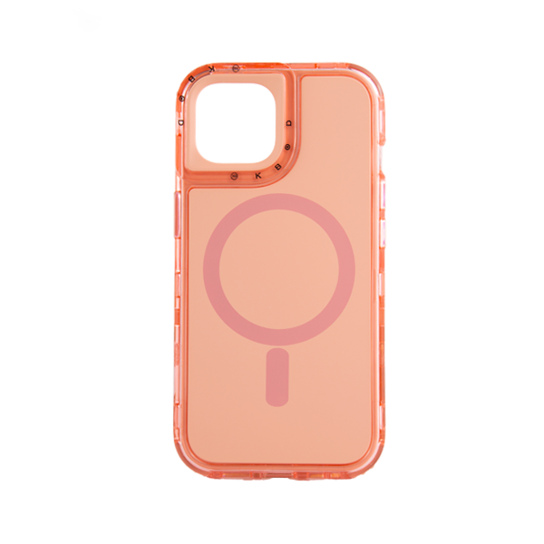 CARATULA 2 EN 1 COLOR CASE MAGSAFE IPHONE 15/14/13 ROSA