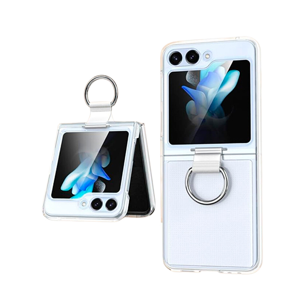 CARATULA ACRIGEL C/ANILLO SAMSUNG Z FLIP 6 TRANSPARENTE