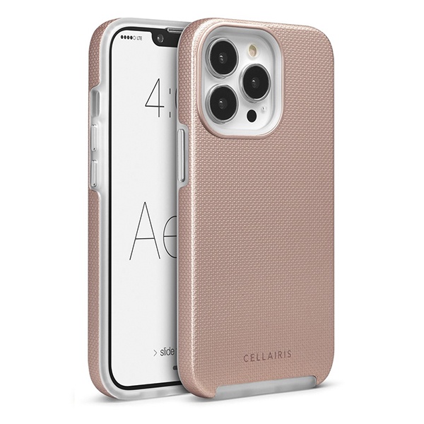 CARATULA AERO GRIP IPHONE 13 PRO ROSE GOLD 33-0333002