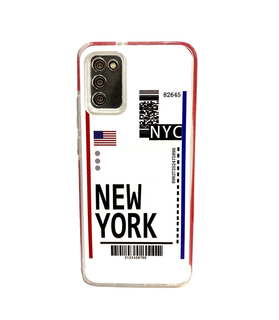 CARATULA AEROPUERTO (NY) SAMSUNG A02s TRANSPARENTE