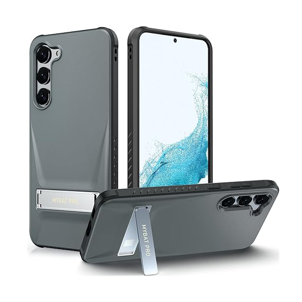 CARATULA BEYONDER C/STAND SAMSUNG S23 GRIS MYBAT PRO