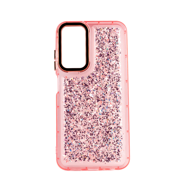 CARATULA BUBBLE BRILLOS SAMSUNG A05S ROSA