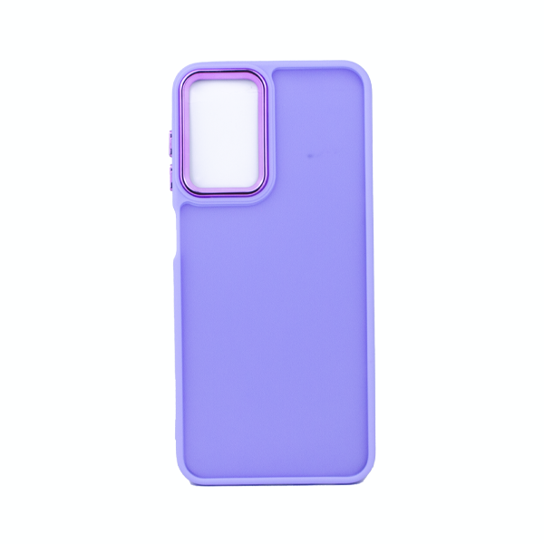 CARATULA BUMPER HUMO SAMSUNG A04S MORADA