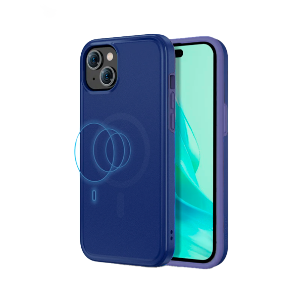 CARATULA FUSE MAGSAFE IPHONE 15/14/13 AZUL MYBAT PRO