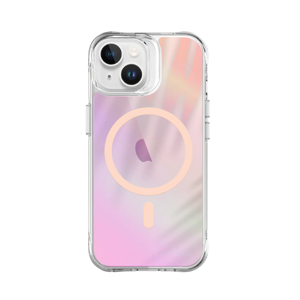 CARATULA GLOW + MAG IPHONE 15/14/13 PINK PRODIGEE