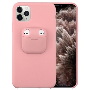 CARATULA IPHONE 11 C/ ESTUCHE AIRPODS PRO ROSA