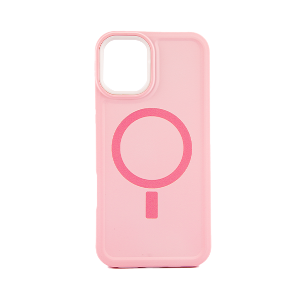 CARATULA MAGNETIC IPHONE 16 PLUS ROSA