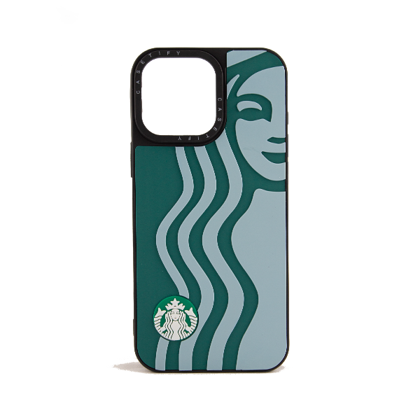CARATULA MARCAS 3D STARBUCKS IPHONE 16 PRO MAX