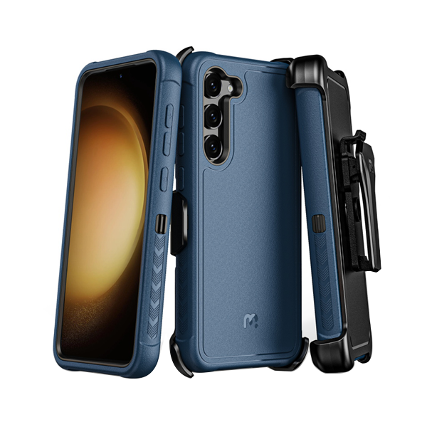CARATULA MAVERICK CON CLIP SAMSUNG S23 AZUL MYBAT PRO