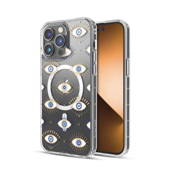 CARATULA MOOD MAGSAFE IPHONE 14/13 EVIL EYE MYBAT PRO