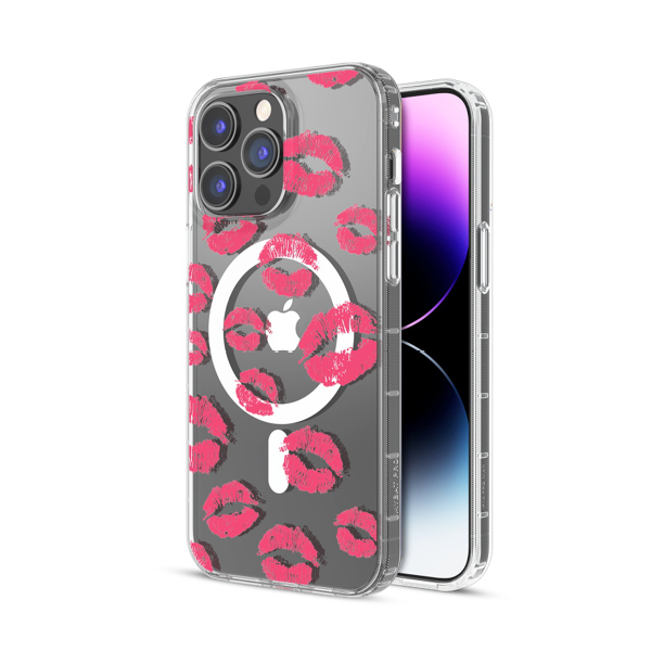 CARATULA MOOD MAGSAFE IPHONE 14/13/12 PRO MAX KISSES MYBAT PRO