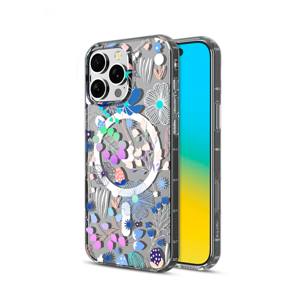 CARATULA MOOD MAGSAFE IPHONE 16 PRO MAX WILDFLOWERS MYBAT PRO