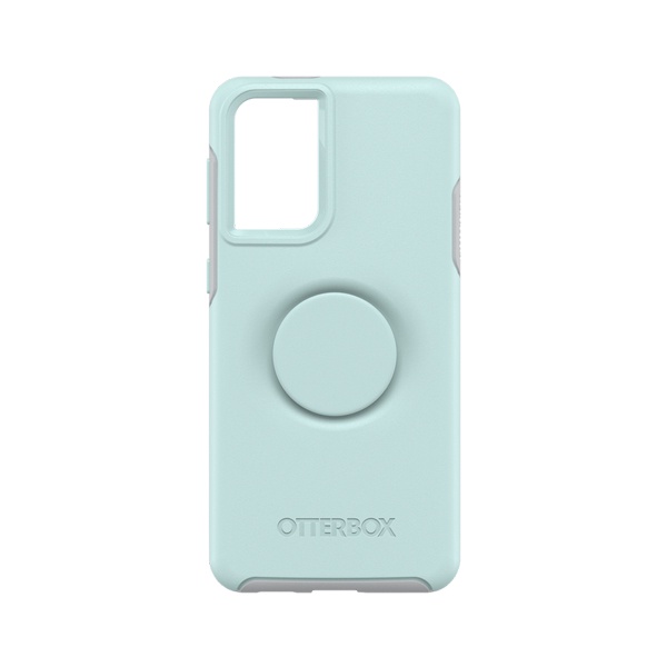 CARATULA ORIGINAL SAMSUNG S21 PLUS AQUA SYMMETRY OTTER-POP
