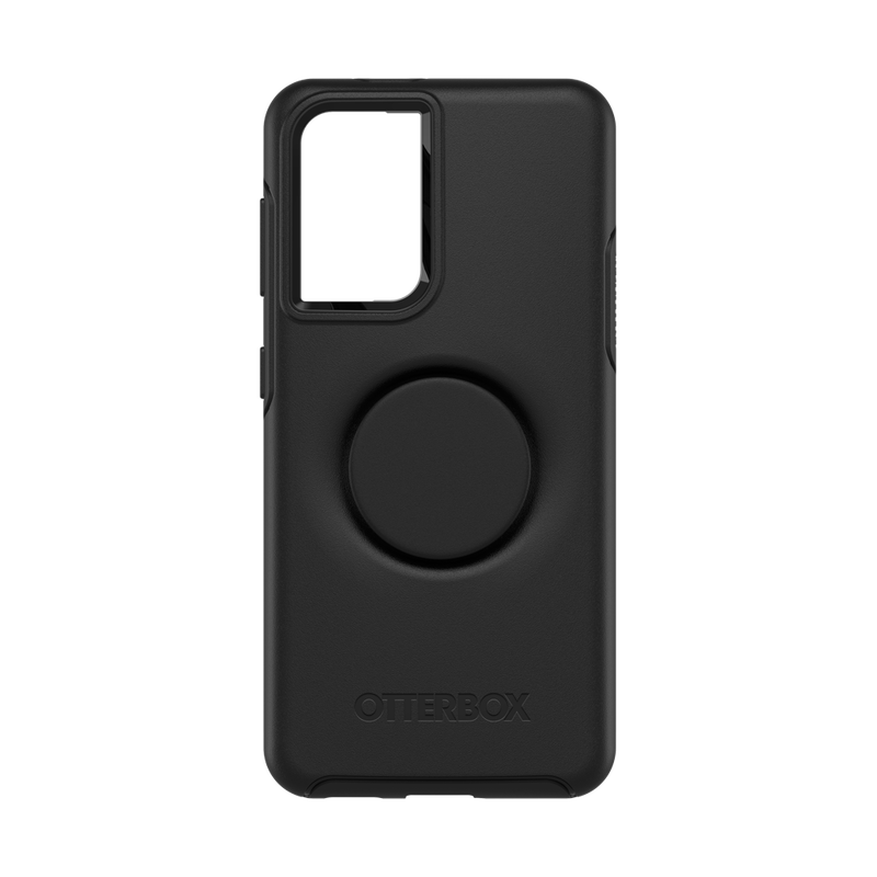 CARATULA ORIGINAL SAMSUNG S21 PLUS NEGRA SYMMETRY OTTER-POP