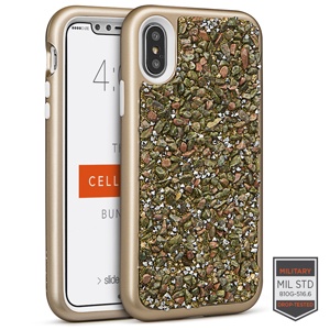 CARATULA RAPTURE ROCK CANDY IPHONE X/XS PEBBLE ORO 81-0060018