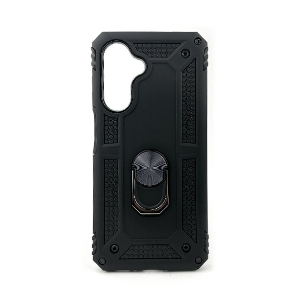 CARATULA ROBOT CON ANILLO SAMSUNG A26 NEGRA