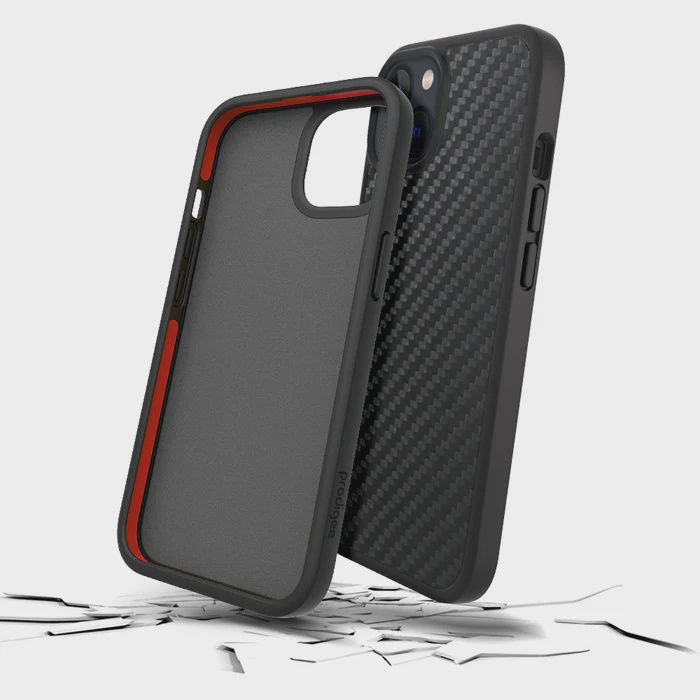 CARATULA SAFETEE CARBON IPHONE 13 PRO NEGRA PRODIGEE