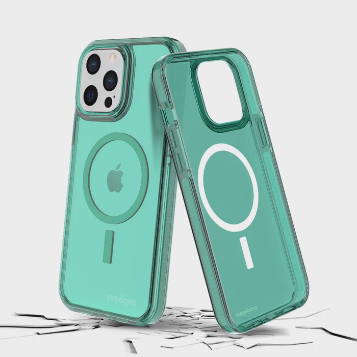 CARATULA SAFETEE NEO + MAG IPHONE 13 PRO MINT PRODIGEE