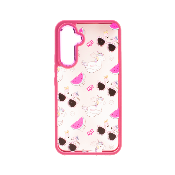 CARATULA SAMSUNG A54 DISENO ROSA/SANDIA
