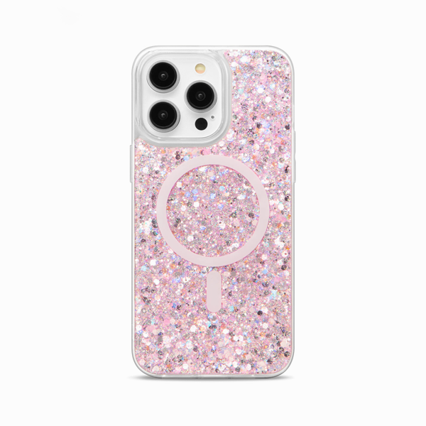 CARATULA SHOWCASE SLIM GLAM MAGSAFE IPHONE 14/13/12 PRO MAX ROSA 40-0059019R